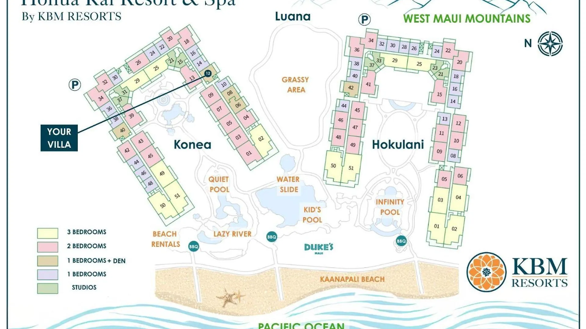 Kbm Resorts Free Car Honua Kai Konea Remodeled 2-Bedroom Condo Perfect For Families Hkk-812 0*, Kaanapali USA